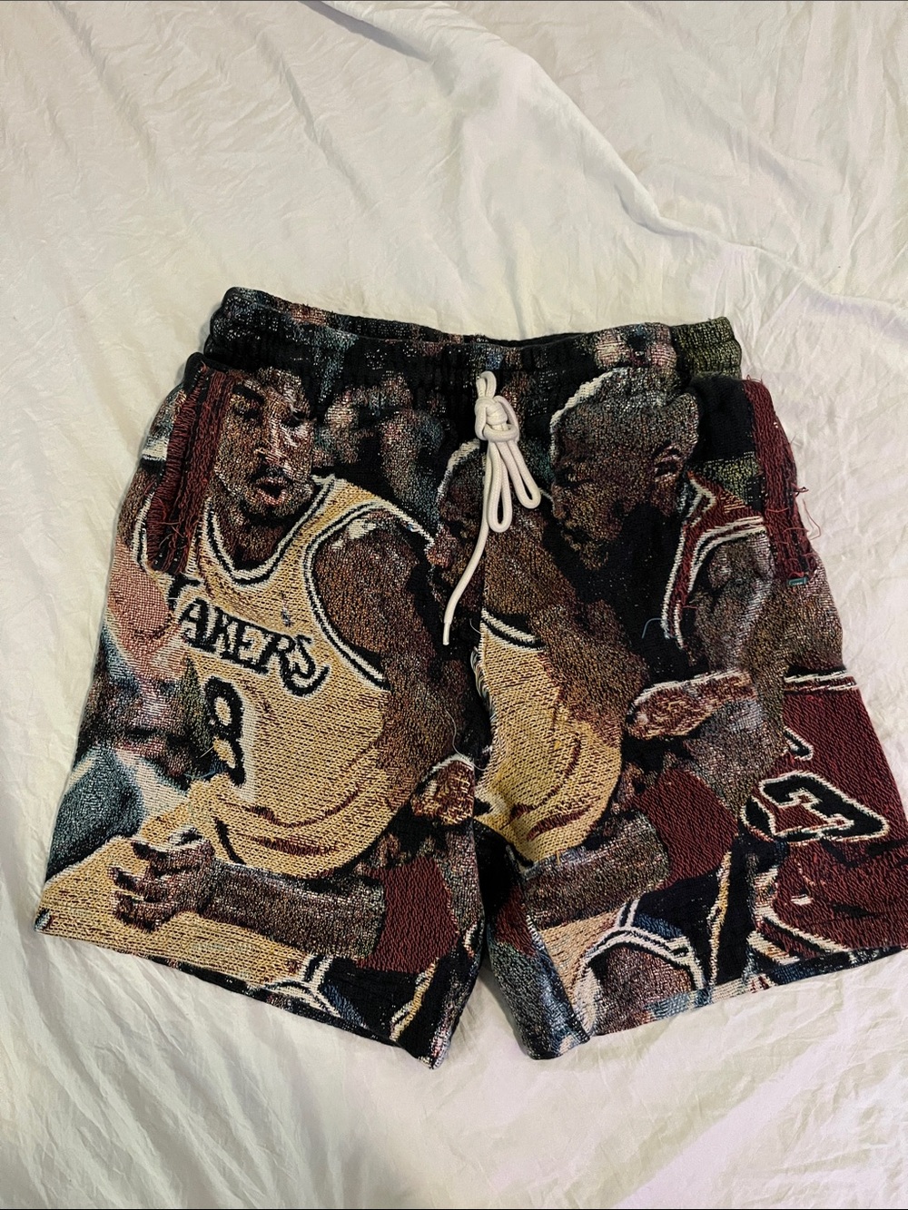 Bakers Men's Athletic Basketball Graphic Shorts - Black, Cream, Maroon